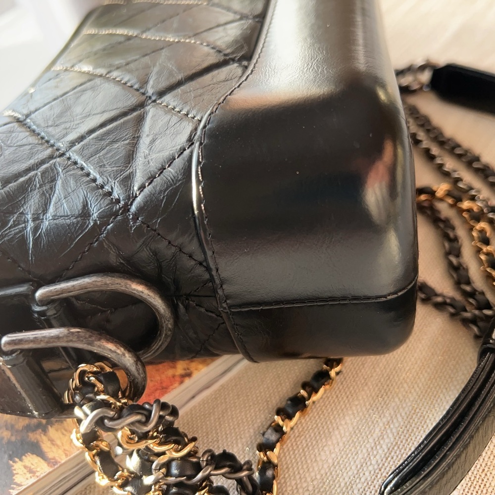 Chanel Small Calfskin Gabrielle Hobo Black✖️sold✖️ - Picture 6 of 11